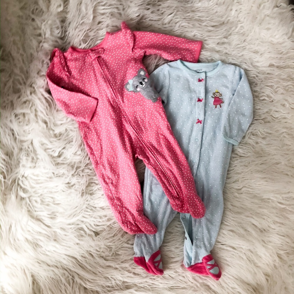 Set Baby Pajamas Polka Dots